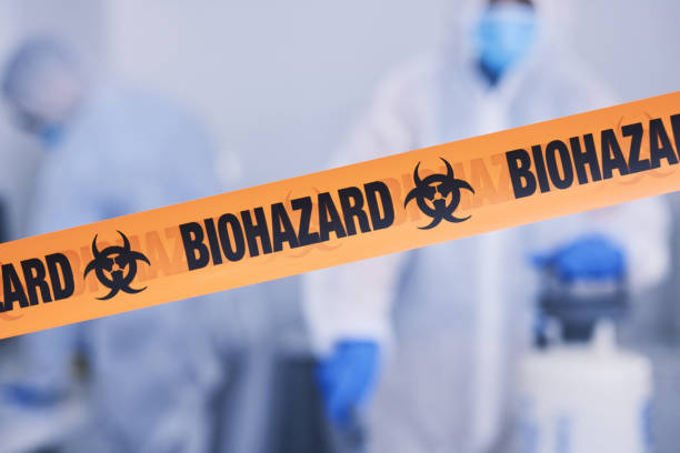 Professional Biohazard technician working in Bedford, TX